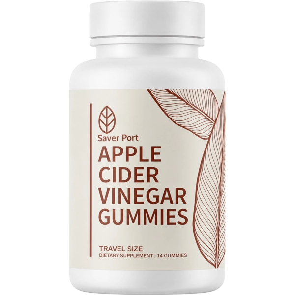 Saver Port 1 Travel Size Apple Cider Vinegar Gummies